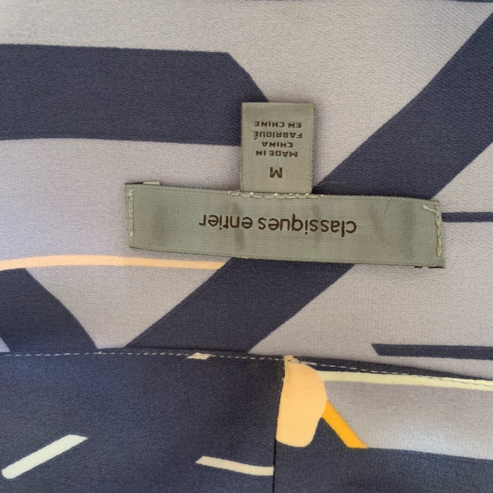 Multi Colored Classique Silk Blouse - image 3